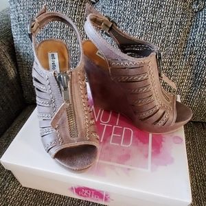 Wedge heels, never worn